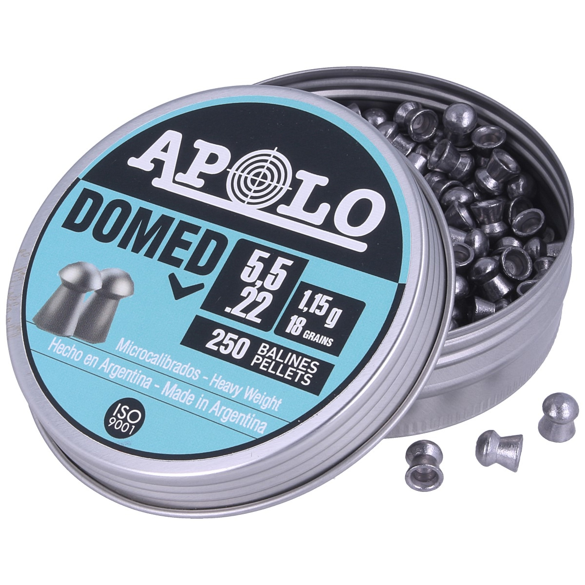 Śrut Apolo Premium Domed 5.5mm, 250szt (E19911)