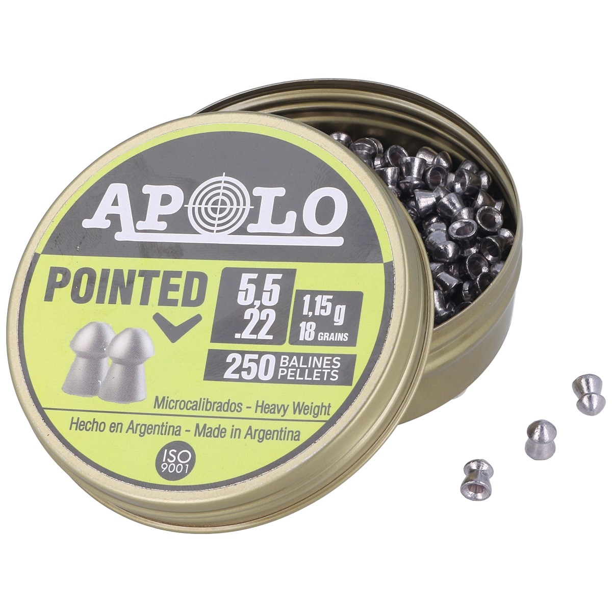 Śrut Apolo Premium Pointed Heavy 5.5mm, 250szt (E19601)