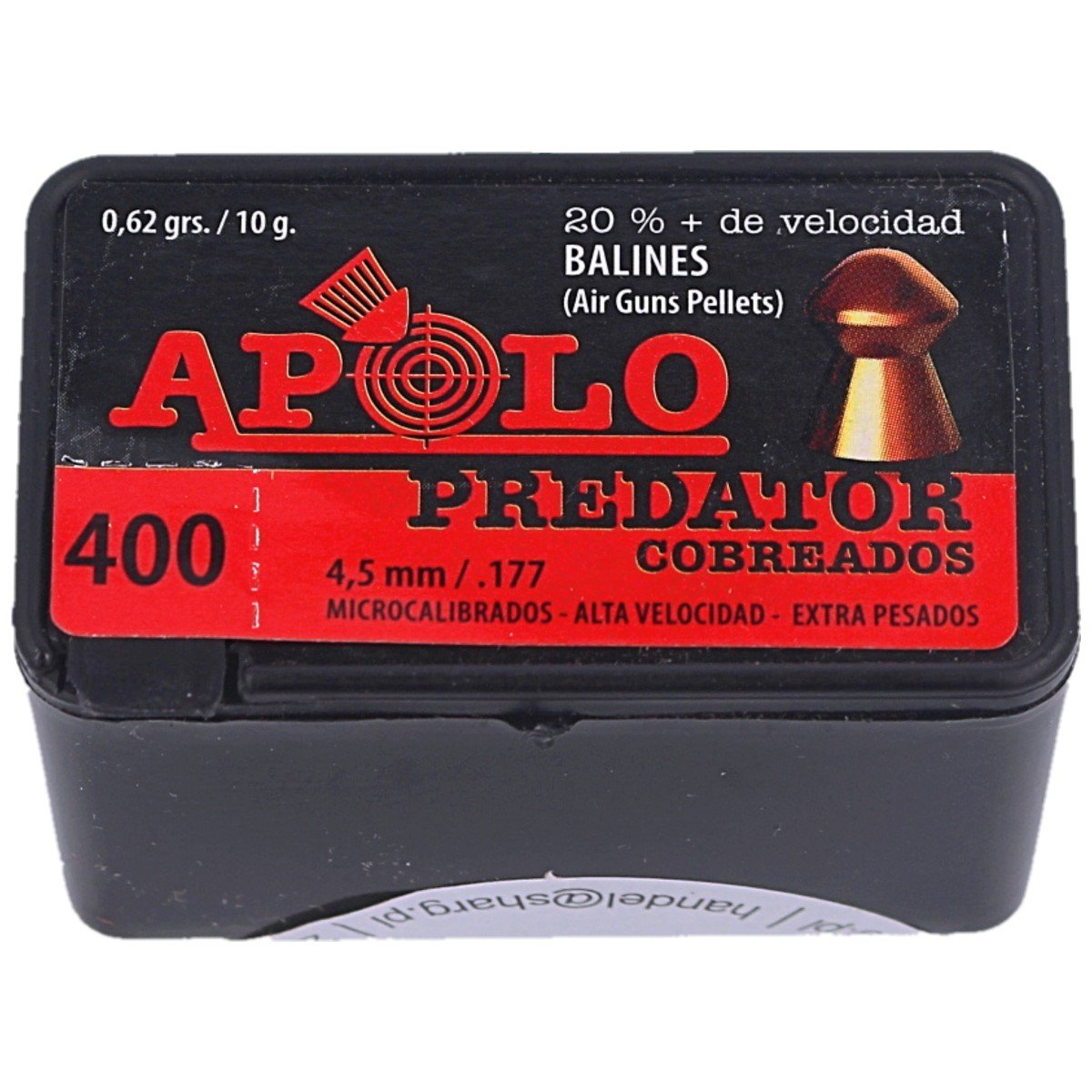 Śrut Apolo Premium Predator Copper 4.50mm, 400szt (E 19950)