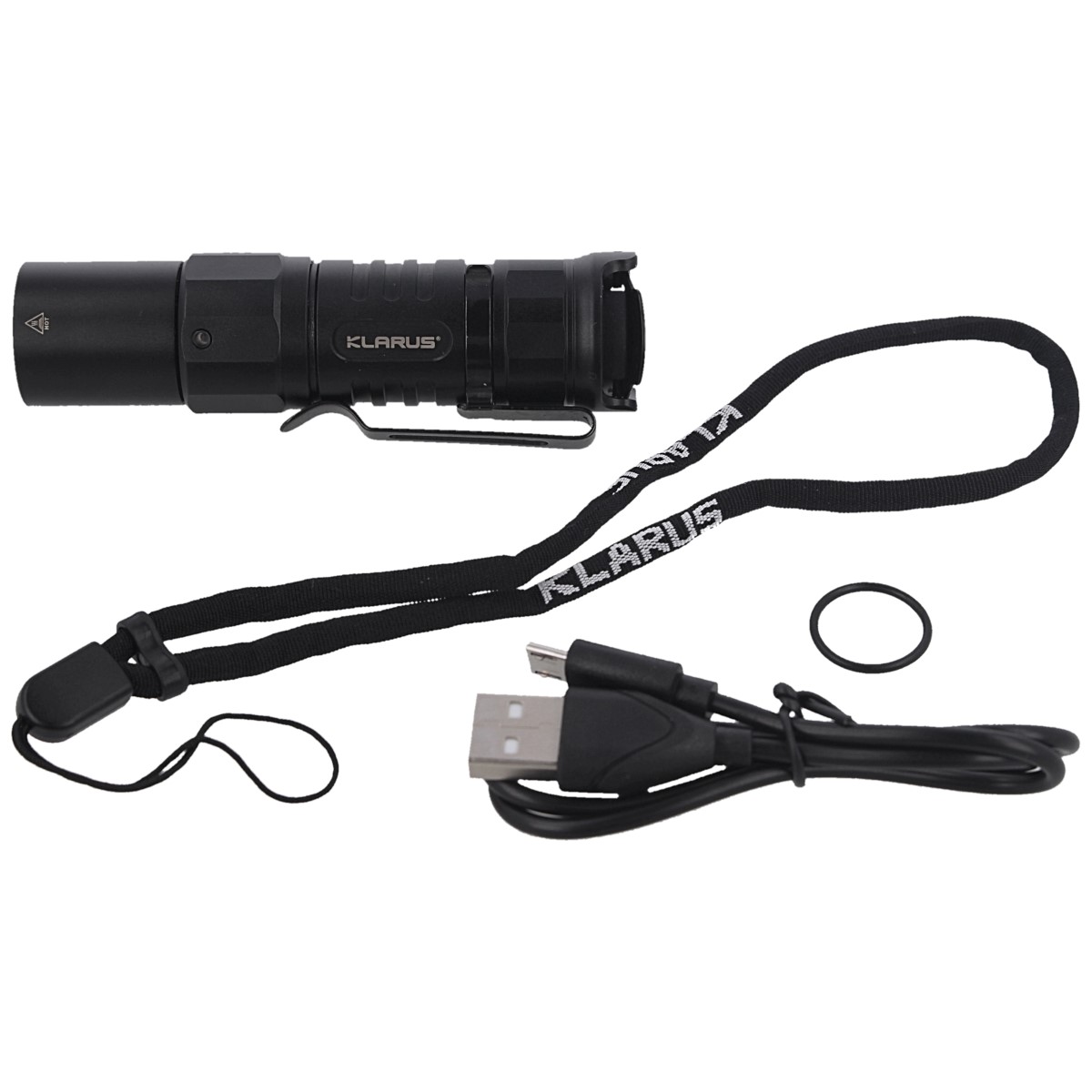 Latarka Klarus 700lm, 16340 / 700mAh Compact Tactical Flashlight (XT1C)